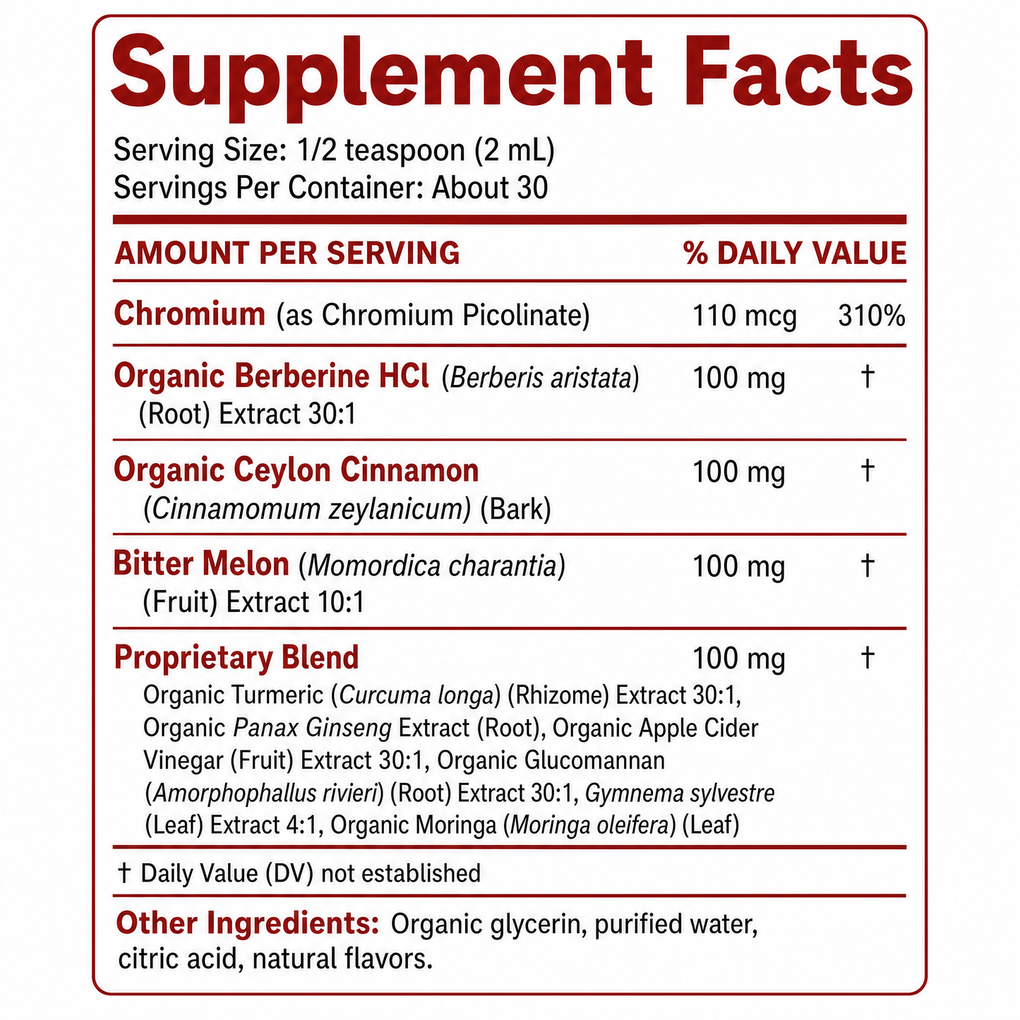 Veloris™ Berberine Blood Sugar Drops