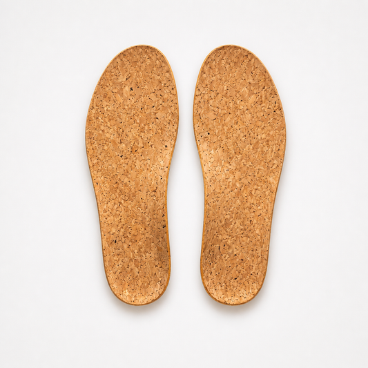 Natural Cork Insoles - Arch Support & All-Day Comfort